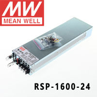 ต้นฉบับหมายถึงดี RSP-1600-24 Meanwell 24VDC 0-67A 1608W เอาท์พุทเดียวกับ PFC ฟังก์ชั่นแหล่งจ่ายไฟ