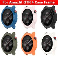 ZZOOI Protective Cover For Amazfit GTR 4 GTR4 Screen Protector Case Hollow For Amazfit GTR 4 Watch Frame Protection Case