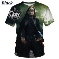 ใหม่แฟชั่นผู้หญิงผู้ชาย3D พิมพ์ OZZY OSBOURNE Casual เสื้อยืด