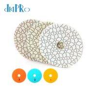 Diapro 4 Flexible Diamond Polishing Pads Wet Set for Granite Quartz Concrete Marble Stone Countertop Polishing