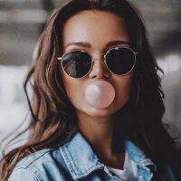 Metal Small Round Sunglasses Woman UV400 Vintage Classic Travel Sun Glasses Fashion Retro Driving Sun Glasses Lunette De Soleil Cycling Sunglasses