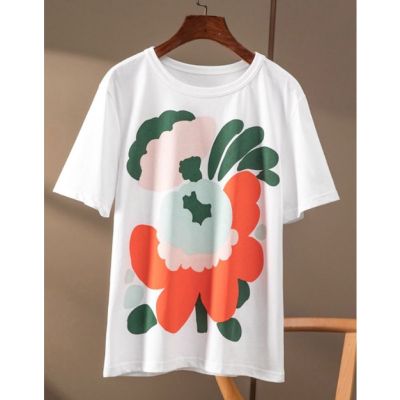 【New】Marimekko เสื้อยืดพิมพ์ลายมารีเมกโกะ พร้อมส่ง