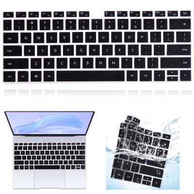 For Huawei MateBook 14/D14/D15/X 2020/X Pro 13.9/Honor MagicBook 14/15 Dustproof Laptop Black Silicone Case Keyboard Cover Keyboard Accessories