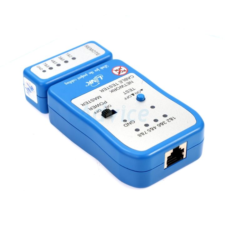 อุปกรณ์ทดสอบสัญญาณสาย-lan-สายโทรศัพท์-cable-tester-link-tx-1302