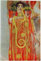 UTOQIA ภาพพิมพ์ตกแต่งผนังทันสมัย Fakultaetsbild Medizin โดย Gustav?Klimt สำหรับ60x90cm การตกแต่งบ้าน