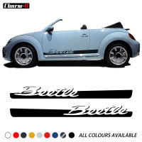 2pcs Car Styling Door Side Stripes Body Vinyl Decal Stickers for Volkswagen Beetle 2011-Present Graphics Sticker Accessories