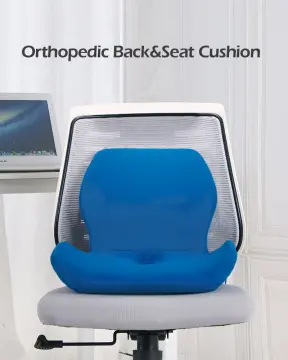 Purenlatex Memory Foam Seat Cushion Lumbar Back Cushion Combo