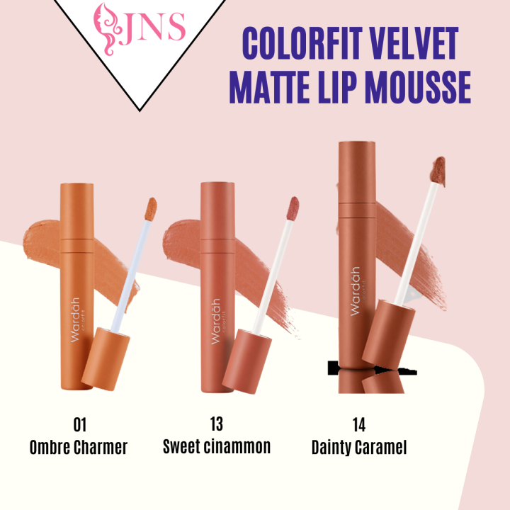 Wardah Colorfit Velvet Matte Lip Mousse 4g Lazada 0911