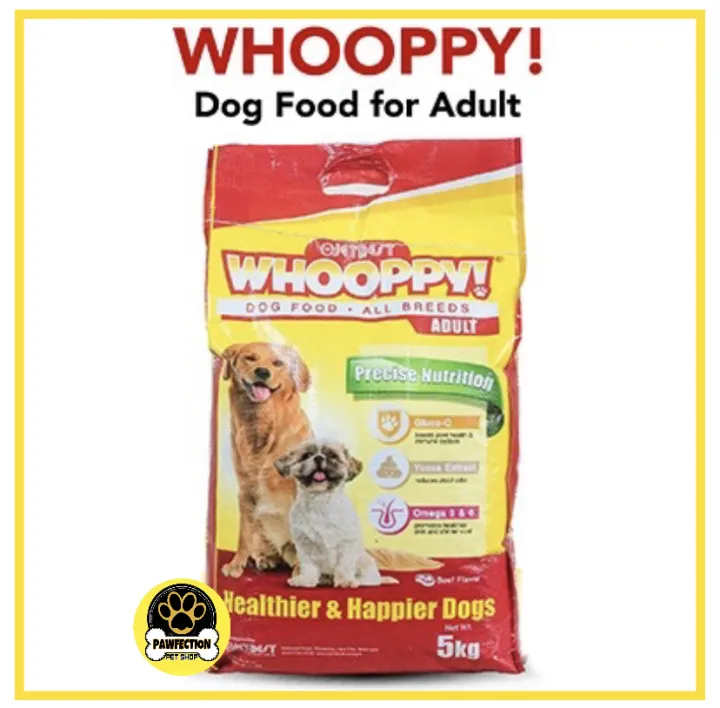 5 KG WHOOPEE ADULT DOG FOOD FOR ALL BREEDS (BEEF FLAVOR) [SOLD PER BAG