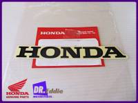 #สติ๊กเกอร์ HONDA (สีดำ-พื้นใส)แท้ 110มม. // HONDA 110MM T2 Sticker (GENUINE PARTS)