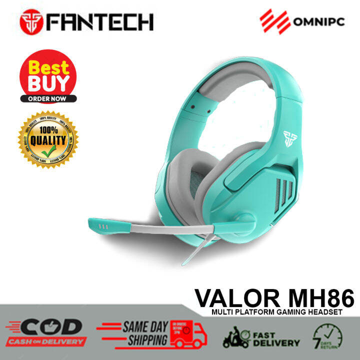 OMNIPC Best Buy Fantech VALOR MH86 Adjustable Headband Gaming Headset