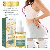 30Ml Collagen Lifting Body Oil For Arm Breast Neck Belly Thigh Butt Anti Cellulite Burning Fat Firming Skin Body Shap U3S1