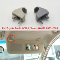 For Toyota Land Cruiser Prado 120 LC120 Lexus GX470 2003-2009 Car Roof Sunvisor Sun Visor Fixed Clip Buckle Hook Bracket