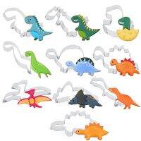 Stainless Steel Dinosaur Cookie Mould Fondant Cake Candy Chocolate Tool DIY Jurassic Park Theme Party Baking Dessert Accessories