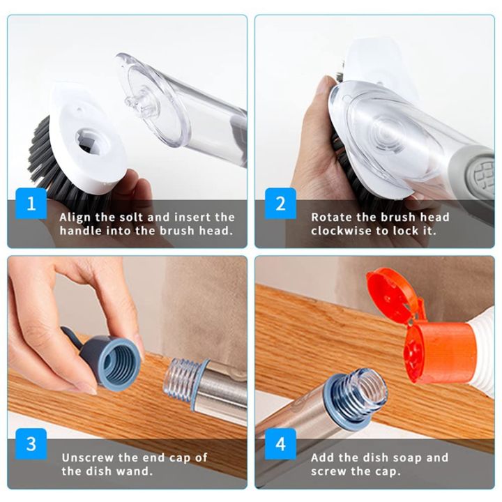 dish-cleaning-brush-soap-dispensing-dish-brush-set-amp-4-replacement-heads-storage-holder-for-dish-pot-pan-sink