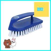 แปรงพลาสติกขัดพื้นทรงเตารีด ตราสมอ สีน้ำเงินFLOOR PLASTIC SCRUB BRUSH WITH IRON HANDLE ANCHOR BLUE **ด่วน สินค้าเหลือไม่เยอะ**