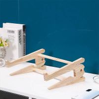 Wood Universal Laptop Stand Cooling Bracket for Notebook Macbook Pro Air IPad Pro Detachable Wooden Holder Mount 2022 Newest Hot Laptop Stands