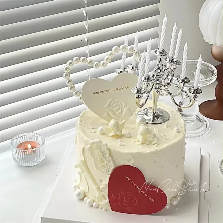 Add some love to your cake with valentines cake decorations for a romantic touch