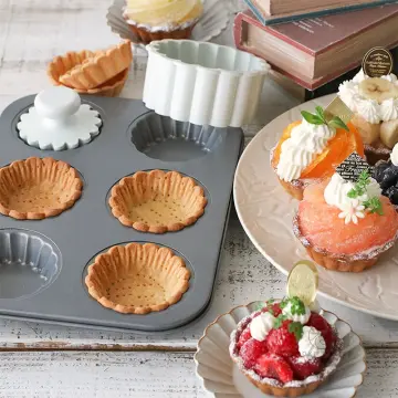 Silicone Mini Tart Pan Quiche Flan Mousse Jello Pudding Pie Dessert Baking  Mold