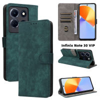 เคสหนังสำหรับ Infinix Note 30 VIP Note 30 5G 4G เคสโทรศัพท์ป้องกัน Rfid เคสแบบพับปิดได้ R เคสกระเป๋าเงินใส่บัตรกรอบแบบคลาสสิกสำหรับธุรกิจ