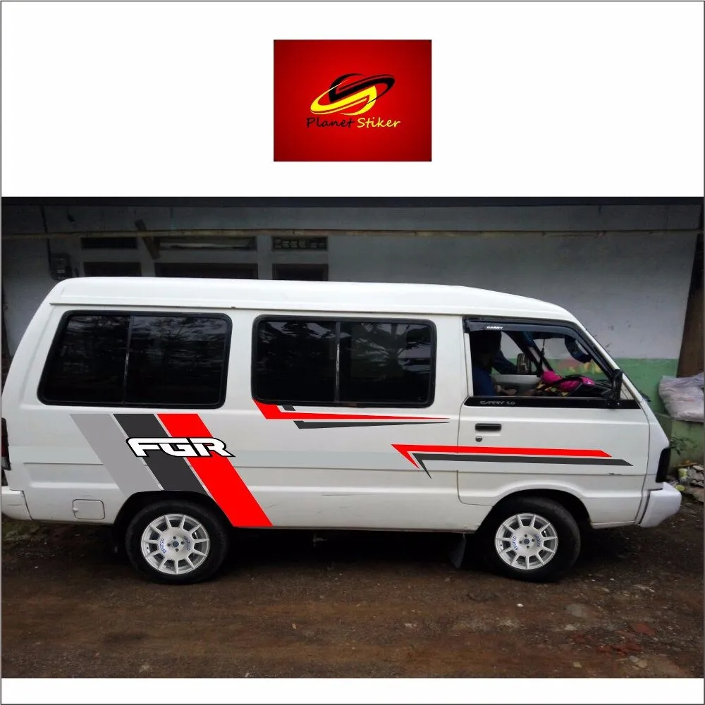 hot item keren cutting sticker stiker mobil carry futura zebra espass motif sport race lazada indonesia