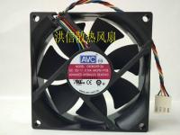 AVC 8025 DS08025R12U DC12V 0.70A 8CM 4-wire temperature control PWM hydraulic fan （2023/ต้นฉบับ） power amplifire fan พัดลมระบายอากาศ