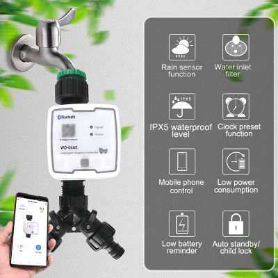 Automatic Irrigation Timer Bluetooth Wifi Home Electronic Water Timed Garden Plant Watering Yard Irrigation Controller System