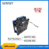 SZWXZY Original For HP 644757-001 4U G7 ML110 92MM x 38MM Fan 631568-001 Free Fast Shipping