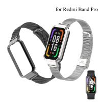 Metal Watch Band for Redmi Smart Band Pro Stainless Steel Strap Replacement Watchband for Xiaomi Redmi Band 2/ Redmi Band Pro Shoes Accessories
