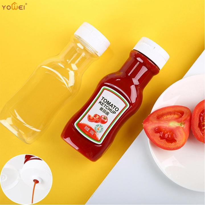 3/2pcs/set Mini Tomato Ketchup Bottle Portable Small Sauce