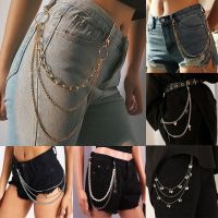 2022 New Fashion Hip Hop Candy Colors Chain Keychain Men Women Cute Waist Chain Multicolor Pants Trousers Chain Punk Jewelry