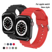 fgjdfgrh Solid Silicone Watch Strap for Apple Watch Band 44mm 45mm 41mm 40mm 38mm 42mm Bracelet Belt for Iwatch Series 8 7 6 5 4 SE 3