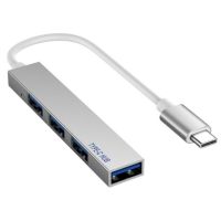 Type C 4พอร์ต Usb-C ไปยัง Usb 3.0ฮับ Splitter อะแดปเตอร์สายเคเบิลสำหรับ Macbook Pro Mac Pc Lapnotebook