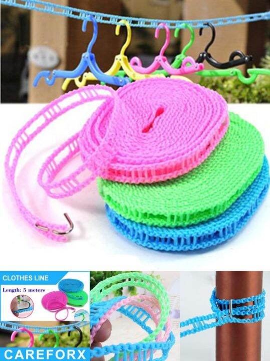 Clothes Line Hanger Stop Rope(5M） Lazada PH