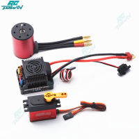 RCtown 3650 Brushless S3650มอเตอร์กันน้ำ2300kv/ 3100kv/ 4300kv/ 5200kv 60a Esc 25กิโลกรัมเซอร์โวดิจิตอลสำหรับรถ Rc 1/8/1/10 Tamiya