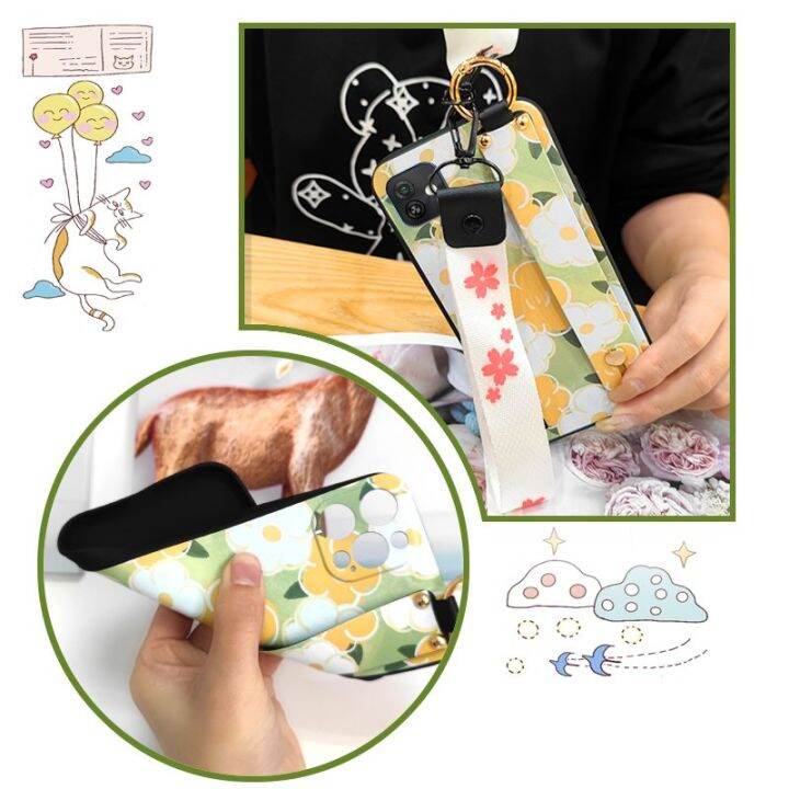 wristband-painting-flowers-phone-case-for-wiko-y82-armor-case-durable-soft-case-sunflower-shockproof-original-cartoon