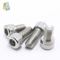 สกรู M2สแตนเลส50ชิ้น Allen Hex Socket Head Screw Bolt Furniture Fastener