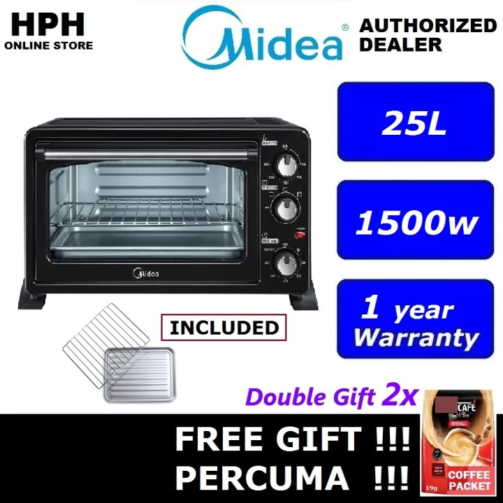 Oven Microwave MIDEA Electric Oven (42L) MEO42LGY with Rotisseries and