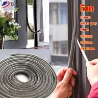 5m Self Adhesive Draught Excluder Brush Home Window Pile Seal Door Weather Strip For Door Protector Strip