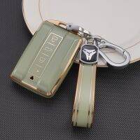 fgjfykjd For Great Wall GWM WEY TANK 300 500 Tank300 Tank 500 Remote Holder Auto Accessories Protect Ring TPU Car Key Cover Case