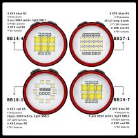 ไฟฉายใต้น้ำแบบมืออาชีพโคมไฟส่องสว่าง LED 27แสงไฟสำหรับถ่ายภาพไฟฉายดำน้ำ Lumens 20000 100เมตรกันน้ำได้