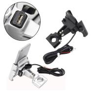 USB Charging Mobile Phone Holder Motorcycle Bicycle Stand Rotatable For BMW R1200GS G310GS F700GS F800GS R NINE T F750GS F850GS