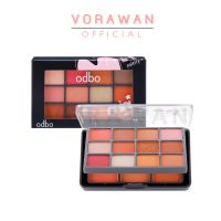 [ราคาส่ง/ของเเท้] ODBO โอดีบีโอ มินิ พาเลท อายแชโดว์ OD1036 บรัชออน+อายเเชโดว์