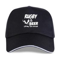 New RUGBY &amp; BEER - Funny Rugby Player Sport Gift Summer Cotton Baseball cap Mens