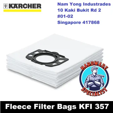 5X dust bag 1X Filter for KARCHER WD3 Premium WD 3,300 M WD 3,200