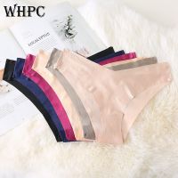 【jw】☃☬ Roupa Interior das Mulheres de Seda Calcinha Feminina para Senhoras V-Cintura Thongs Femininas Respirável Briefs As G-string