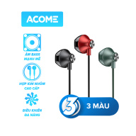 ACOME AW05 Tai nghe nhét tai có dây âm thanh HD trong rõ nghe nhạc chơi game có micro đàm thoại cổng 3.5mm thumbnail
