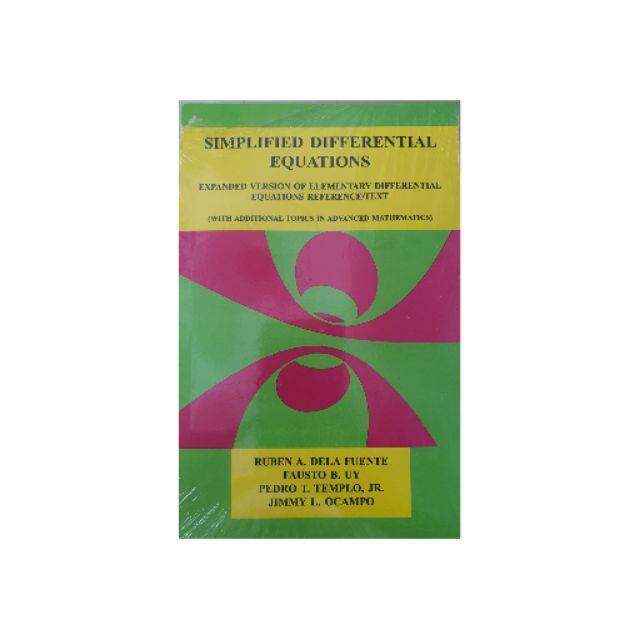Simplified Differential Equations by Dela Fuente Lazada PH