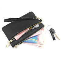 NICOLE &amp; CO Women Men Money Clip Card Holder Wallet Long Phone Bag GENUINE LEATHER Purse Coffee Black Money Clip Handbag