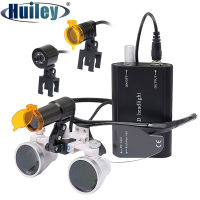 3.5X ทันตกรรม Loupes กล้องส่องทางไกลแว่นขยาย5วัตต์ LED ไฟหน้าผ่าตัด L Oupe 420มิลลิเมตรระยะการทำงานที่มีตัวกรองแบตเตอรี่แบบชาร์จไฟ